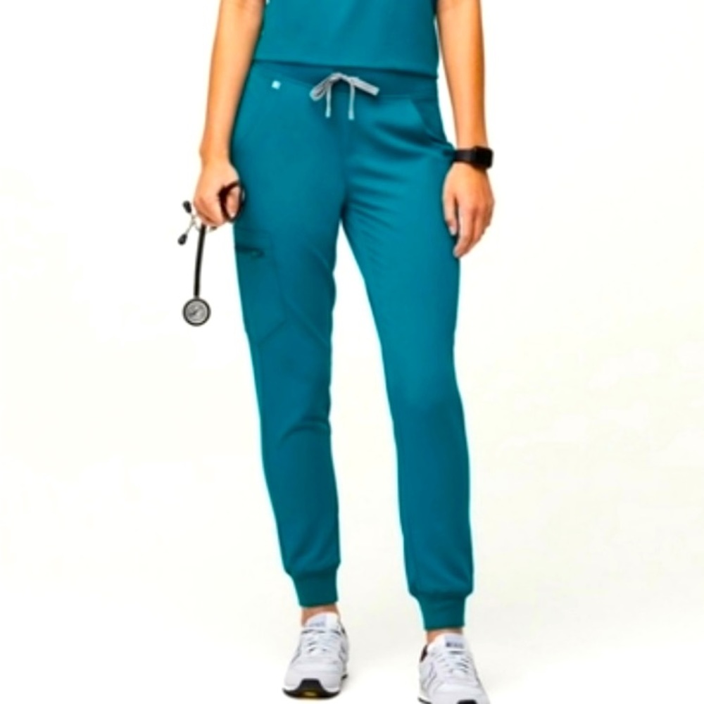 FIGS Pacific blue Zamora joggers